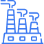 Factory icon representing industrial plant engineering services