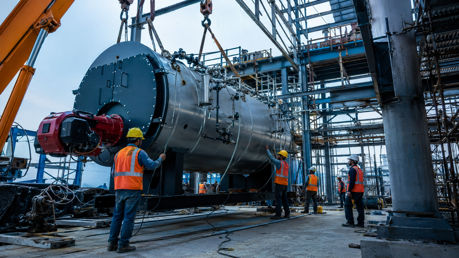 Industrial equipment erection and servicing by Fabco Engineers in Bangalore