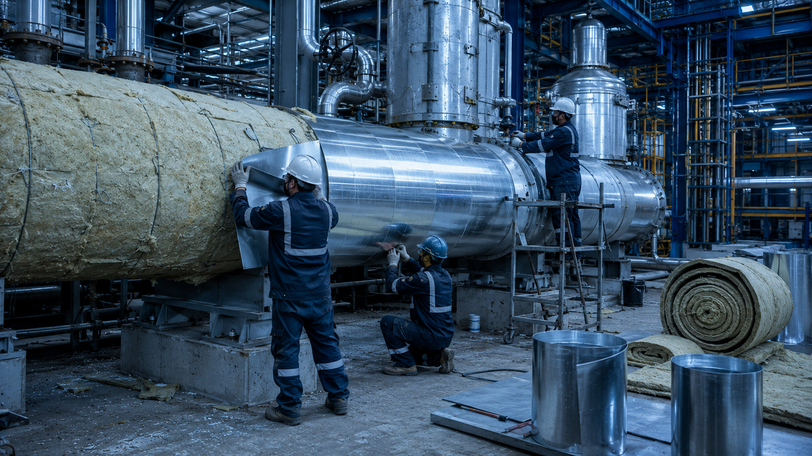 Industrial insulation services by Fabco Engineers in Bangalore