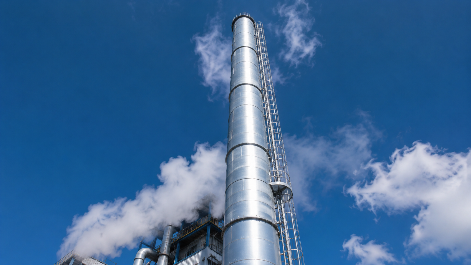 Industrial chimney fabricated and erected by Fabco Engineers in Bangalore